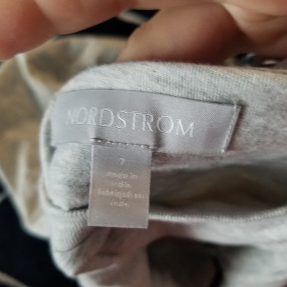 Nordstrom grey shirt size 7 - Picture 2 of 4